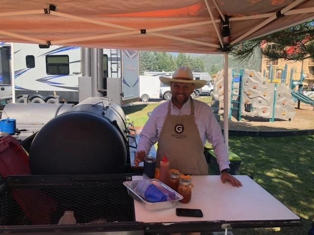 Gray Acre BBQ catering event